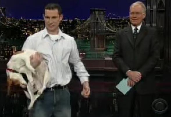 David Letterman Pet Tricks Dog Plays Dead David Letterman Pet Tricks Dog Plays Dead
