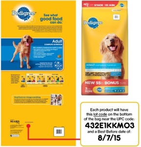 pedigree dog food recall expanded