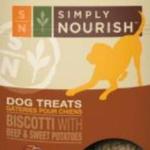 RECALL ALERT: Simply Nourish Biscotti Treats Sold at PetSmart