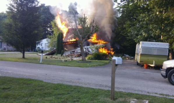 Illinois house explodes with Poodles inside