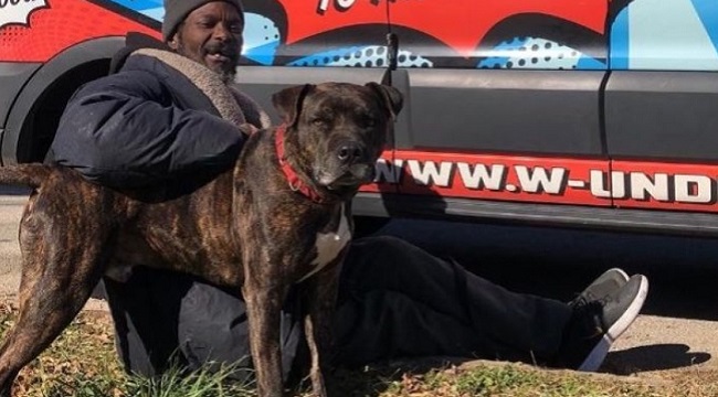 Homeless man rescues animals from shelter fire