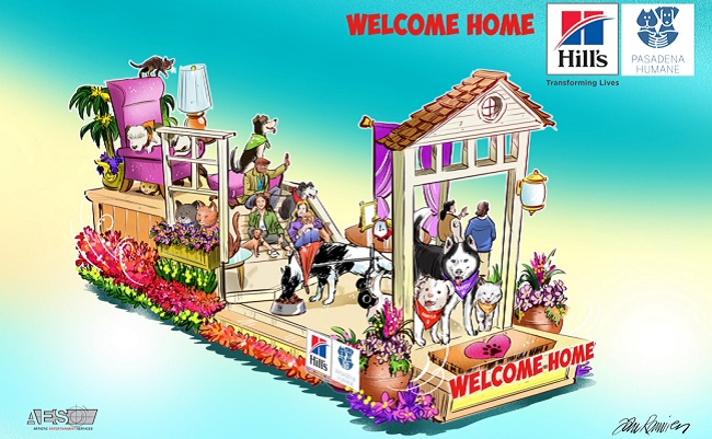 Once Again, Adopted Dogs Featured in 2025 Rose Parade